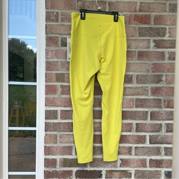 Lululemon yellow Align High Rise Leggings 28” inseam NWT 12 - Picture 5 of 10